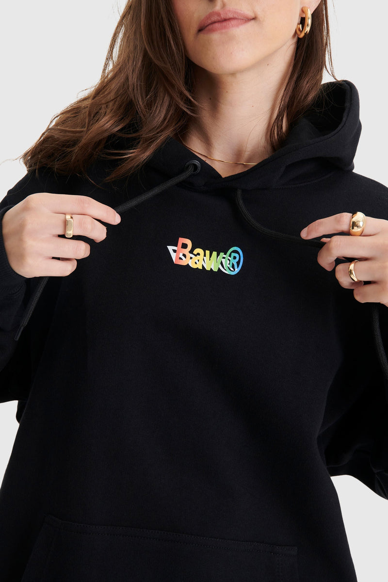 MOLETOM HOODIE BAW WORDART