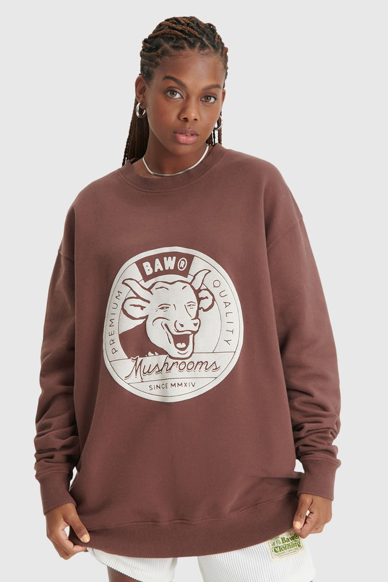 SWEATSHIRT SELO MUSHROOM COW