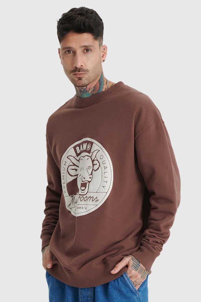 SWEATSHIRT SELO MUSHROOM COW