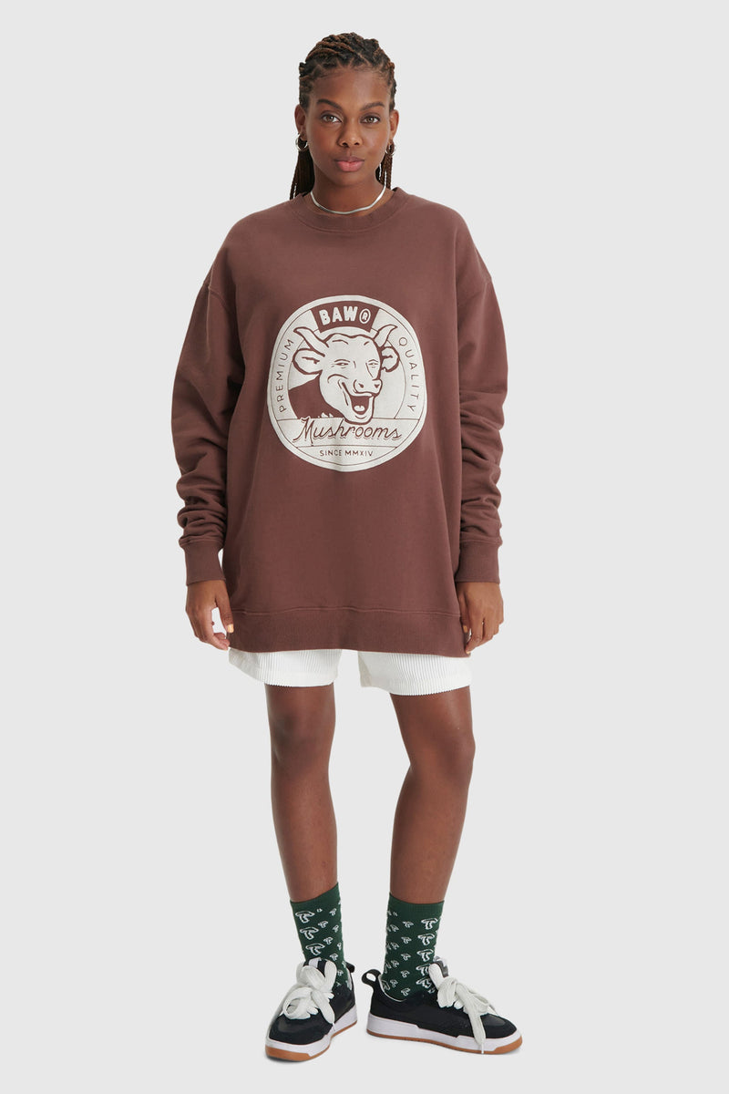 SWEATSHIRT SELO MUSHROOM COW