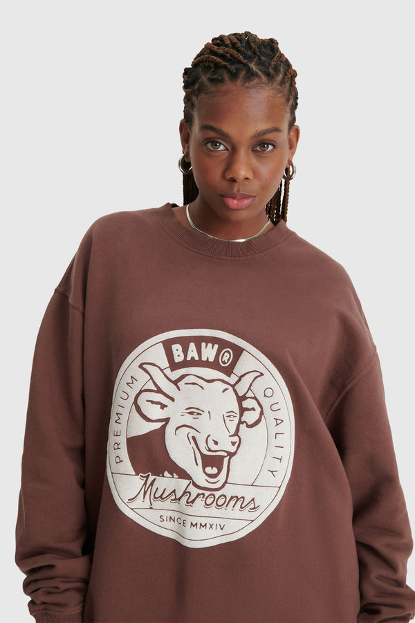 SWEATSHIRT SELO MUSHROOM COW