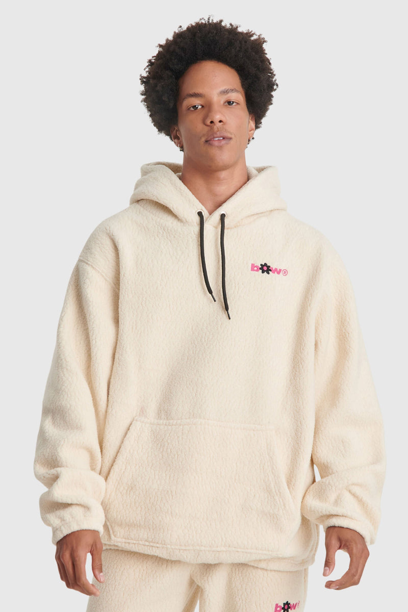 MOLETOM HOODIE SHERPA FLOWER