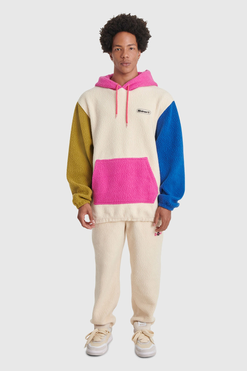 MOLETOM HOODIE SHERPA COLORBLOCK BAW