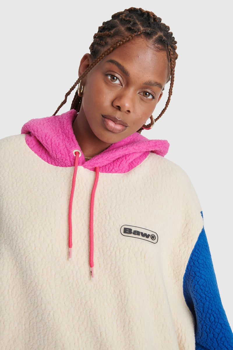 MOLETOM HOODIE SHERPA COLORBLOCK BAW