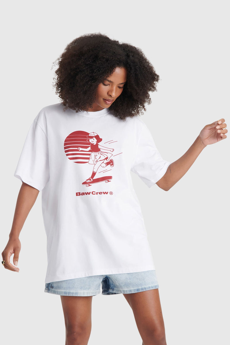 Camiseta Baw Girl Longboard