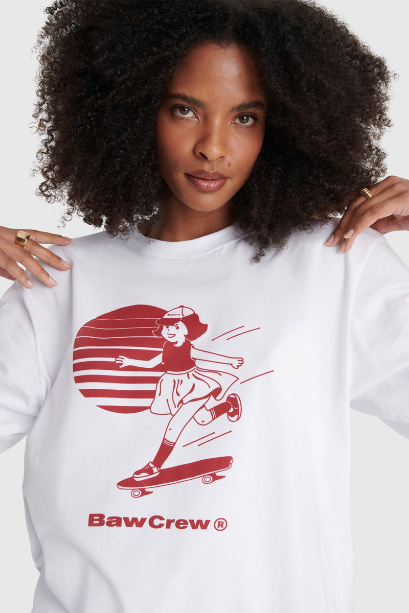 Camiseta Baw Girl Longboard