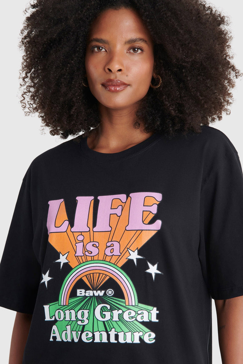 Camiseta Baw Life Is