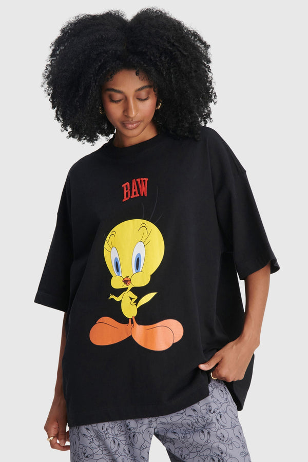 CAMISETA NEW OVER SYLVESTER BAW X LOONEY